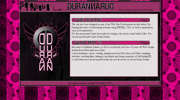 Duran Duran fansite